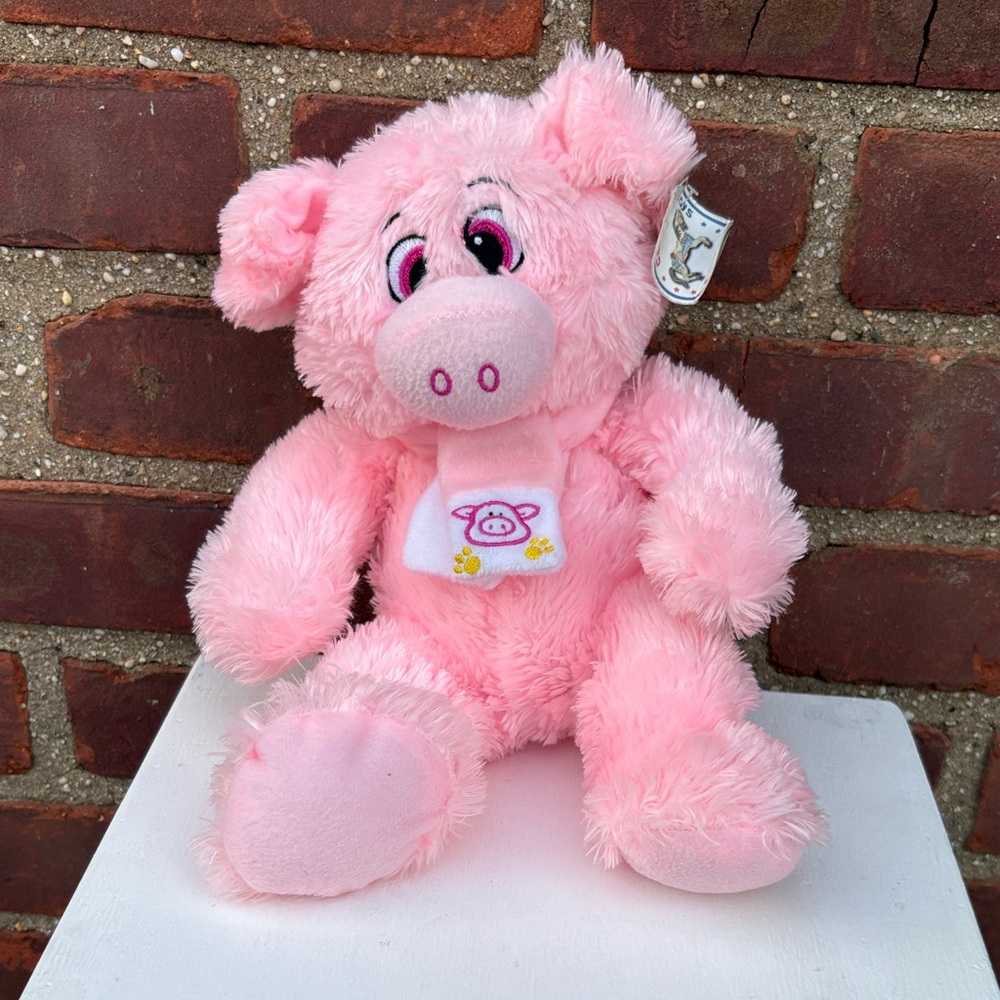 NEW Caravan Softtoys Pink Plush Pig Toy - 12 inch